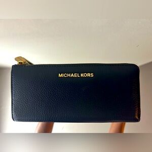 Michael Kors navy blue wallet